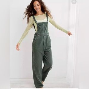 NWT Aerie Wide Leg Overall XL Green